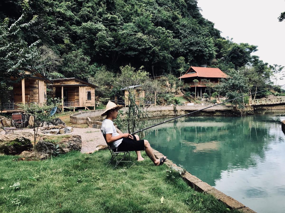 House By Lake Hotel Moc Chau Exterior foto